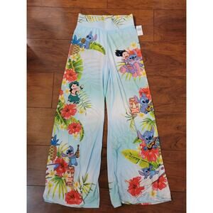 NWT - Disney Parks Boutique Lilo & Stitch Tropical Palazzo Lounge Pants Sz: S
